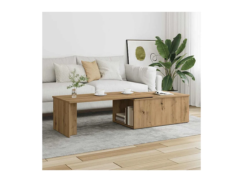 Mesa de centro-Mesa auxiliar madera maciza reciclada negra 68x68x36 cm SHL766