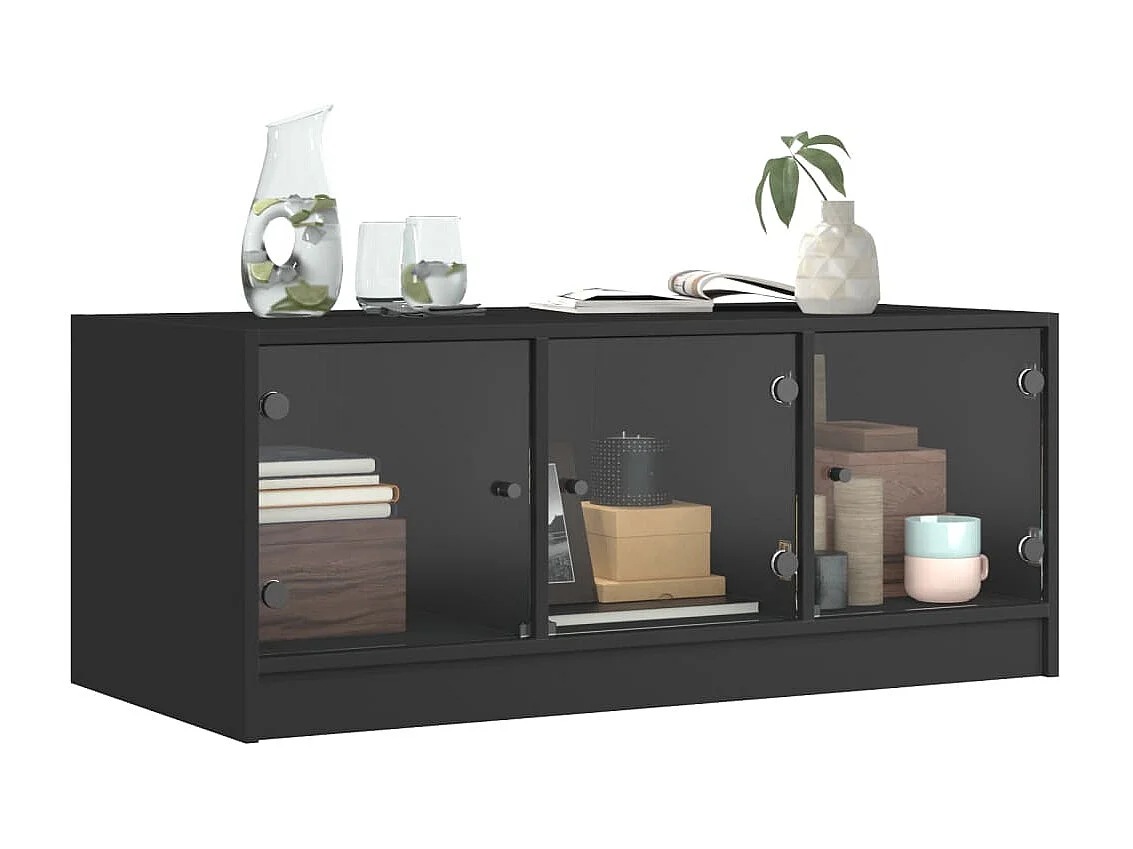 Mesa de centro-Mesa auxiliar de acero inoxidable y vidrio dorada 50x50x50 cm SHL2114