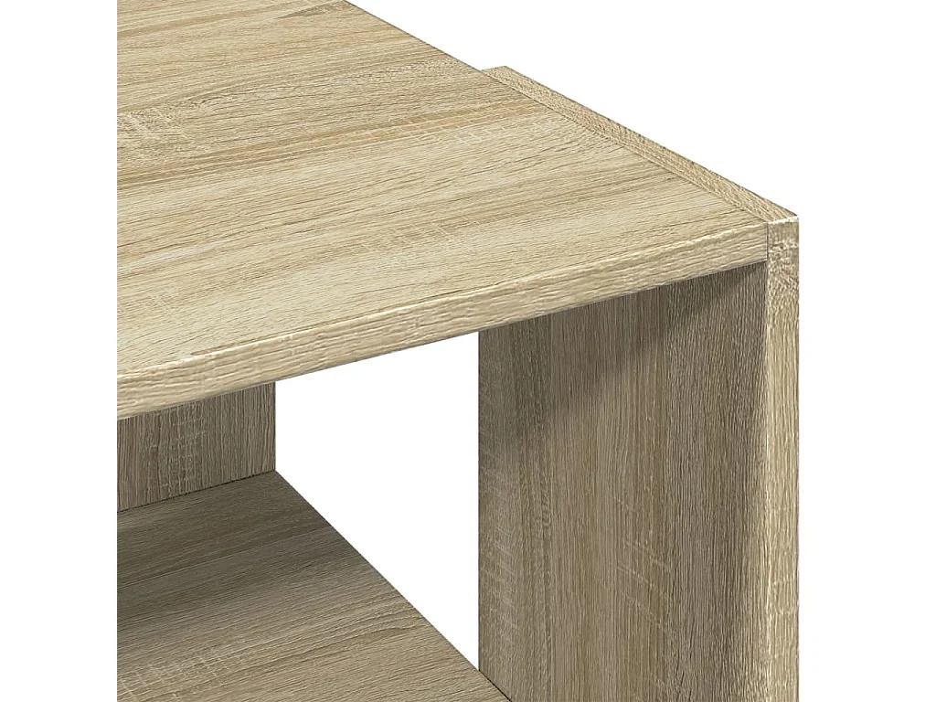 Couchtisch-Wohnzimmertisch-Beistelltische Sonoma-Eiche 89,5x48x30 cm Holzwerkstoff SHL10569