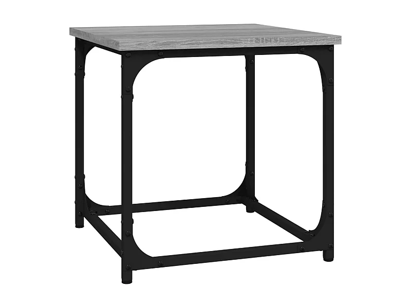 Mesa de centro | Mesa auxiliar madera de ingeniería gris hormigón 55x55x31 cm SHL4470