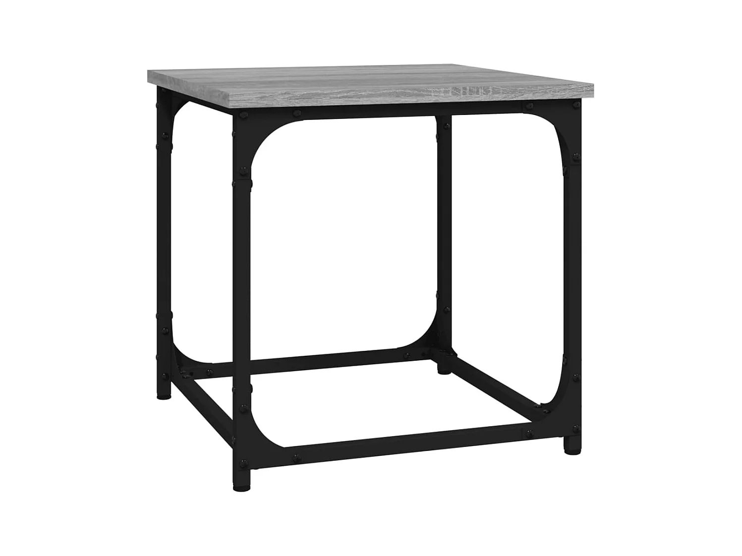 Mesa de centro | Mesa auxiliar madera de ingeniería gris hormigón 55x55x31 cm SHL4470