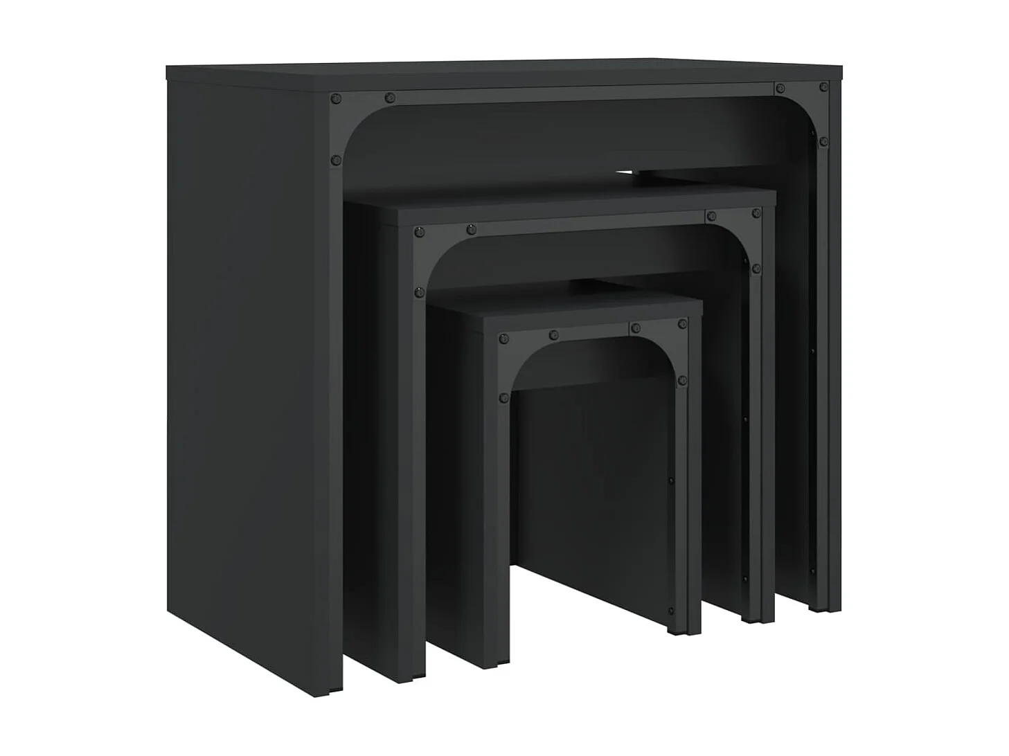 Mesa de centro-Mesa auxiliar de madera maciza de mango 110x50x38 cm SHL3798