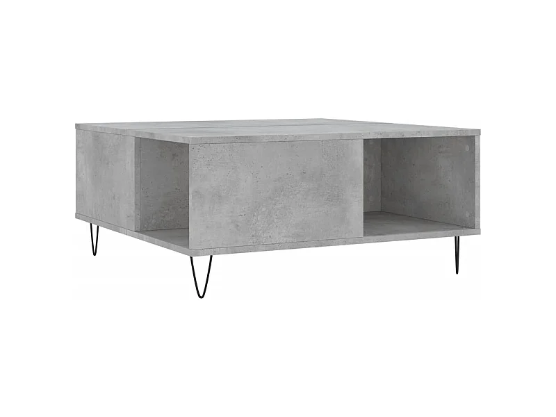 Mesa de centro | Mesa auxiliar madera ingeniería roble ahumado 101x49x39,5 cm SHL776048