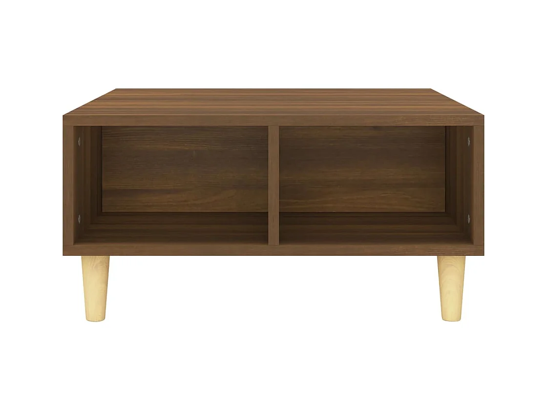 Mesa de centro | Mesa auxiliar madera contrachapada blanco brillo 102x50x40 cm SHL1644