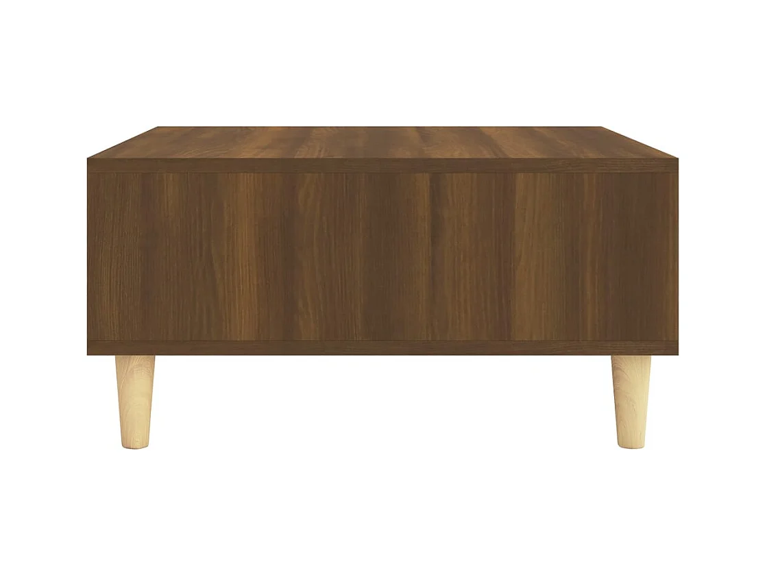 Mesa de centro | Mesa auxiliar madera contrachapada blanco brillo 102x50x40 cm SHL1644