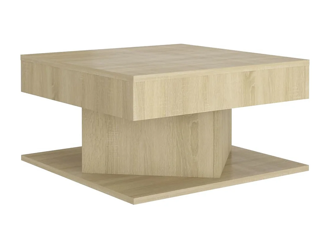 Couchtisch-Sofatisch-Beistelltische Sonoma-Eiche 57x57x30 cm Holzwerkstoff SHL3716
