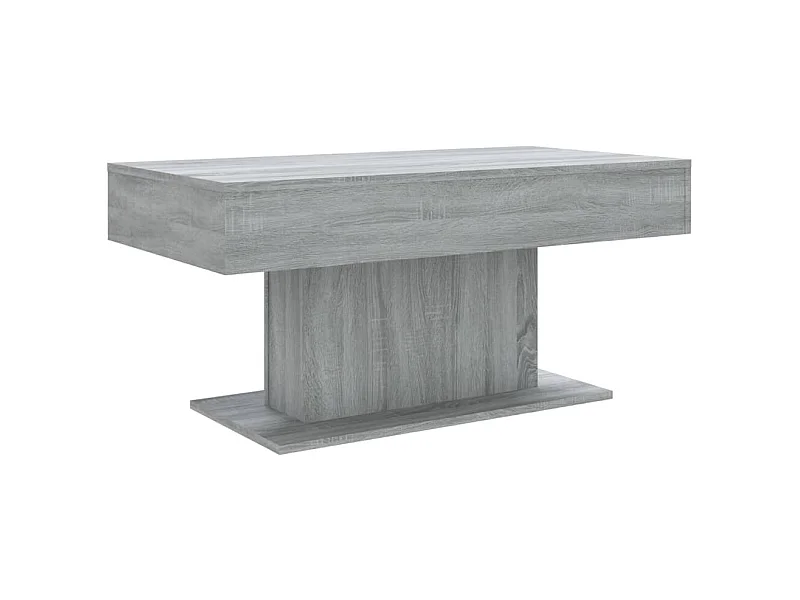 Mesa de centro | Mesa auxiliar madera contrachapada gris Sonoma 90x49x45 cm SHL373