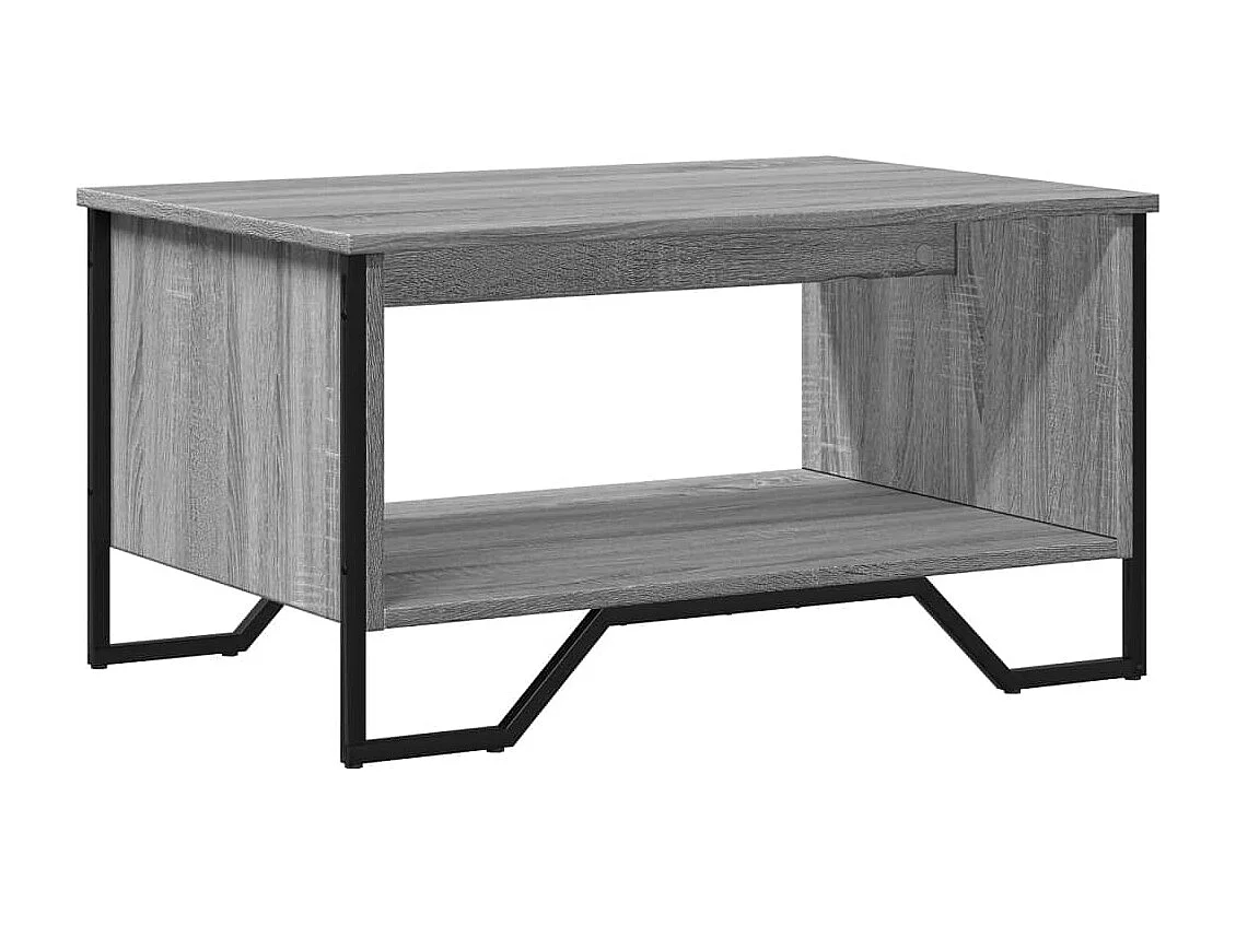 Couchtisch-Wohnzimmertisch-Beistelltische Grau Sonoma 75x51x40 cm Holzwerkstoff SHL1915