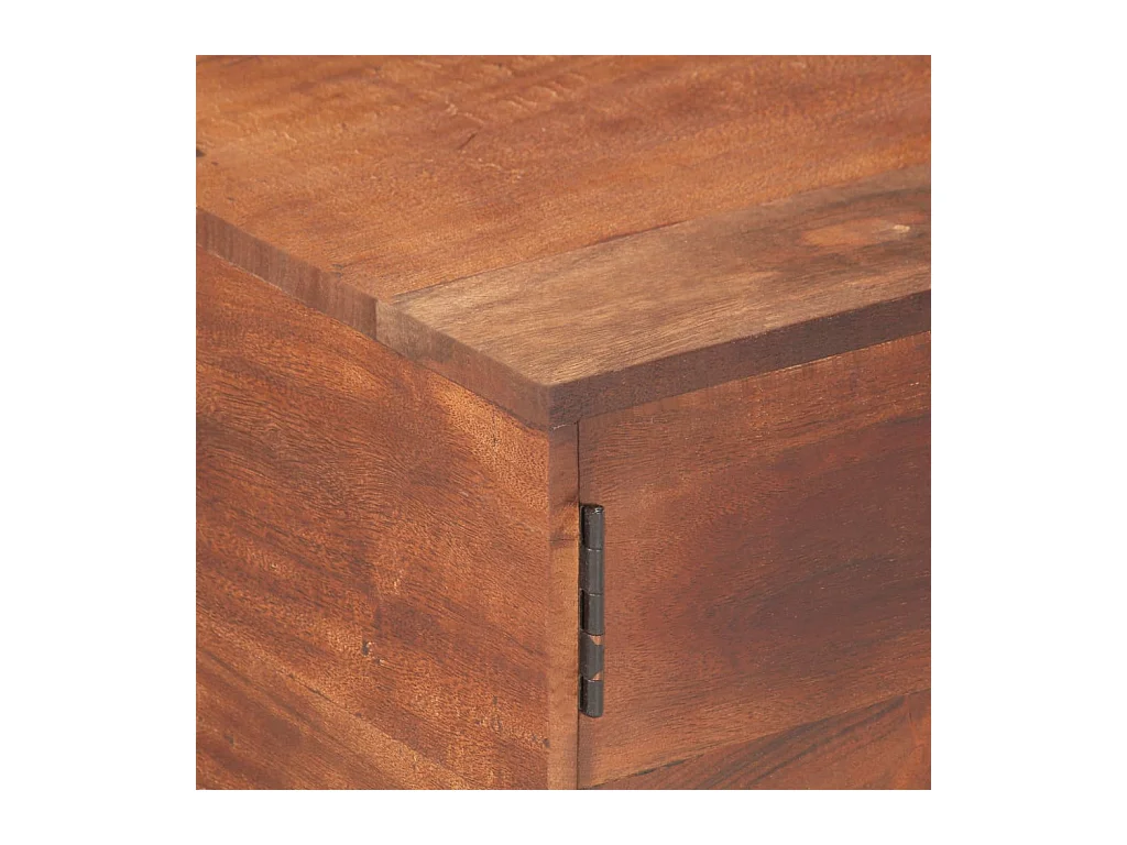 Table basse salon-Table d'appoint Marron miel 67x67x45 cm Bois solide d'acacia SHL30415