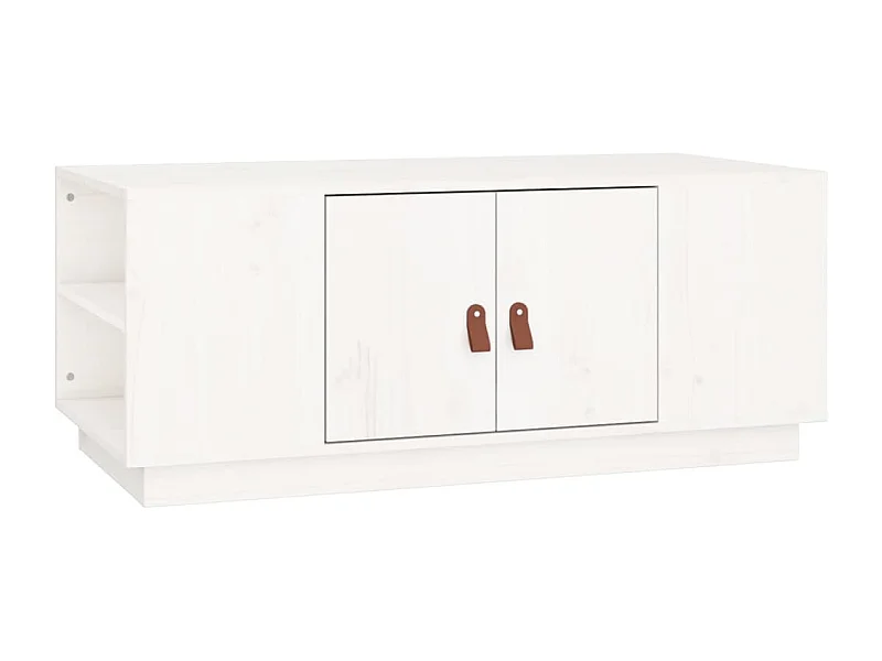 Mesa de centro | Mesa auxiliar madera contrachapada negro 90x50x35 cm SHL2182