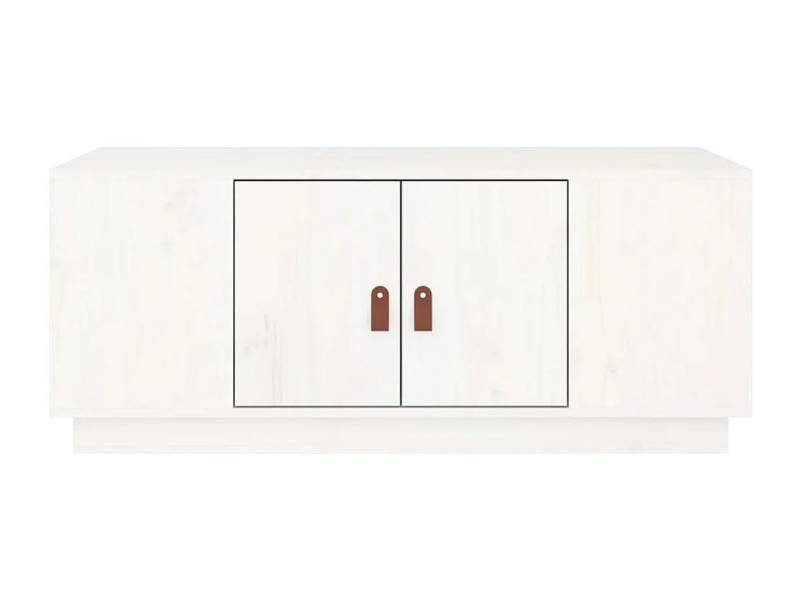 Mesa de centro | Mesa auxiliar madera contrachapada negro 90x50x35 cm SHL2182