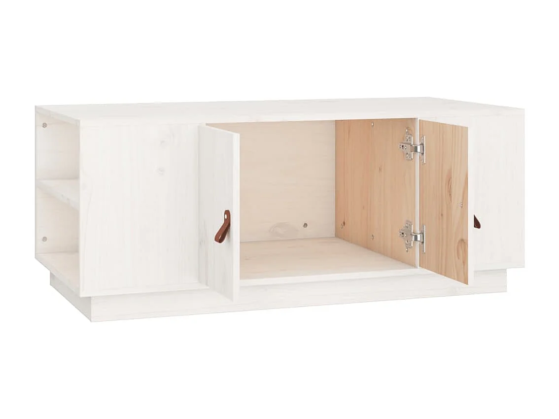 Mesa de centro | Mesa auxiliar madera contrachapada negro 90x50x35 cm SHL2182