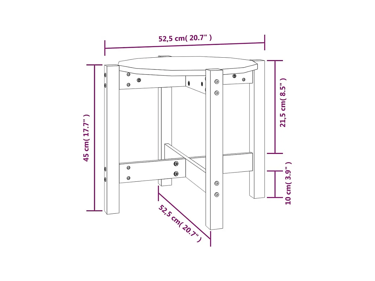 Mesa de centro | Mesa auxiliar madera de ingeniería blanco 90x55x42,5 cm SHL3326