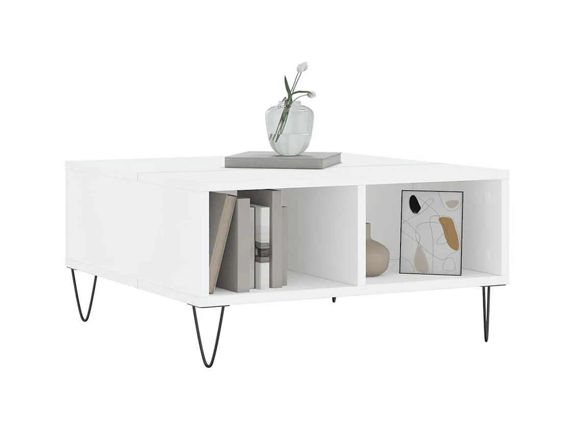 Mesa de centro | Mesa auxiliar madera de ingeniería gris Sonoma 60x60x30 cm SHL433307