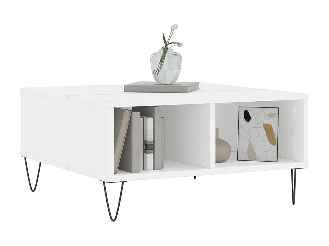 Mesa de centro | Mesa auxiliar madera de ingeniería gris Sonoma 60x60x30 cm SHL433307