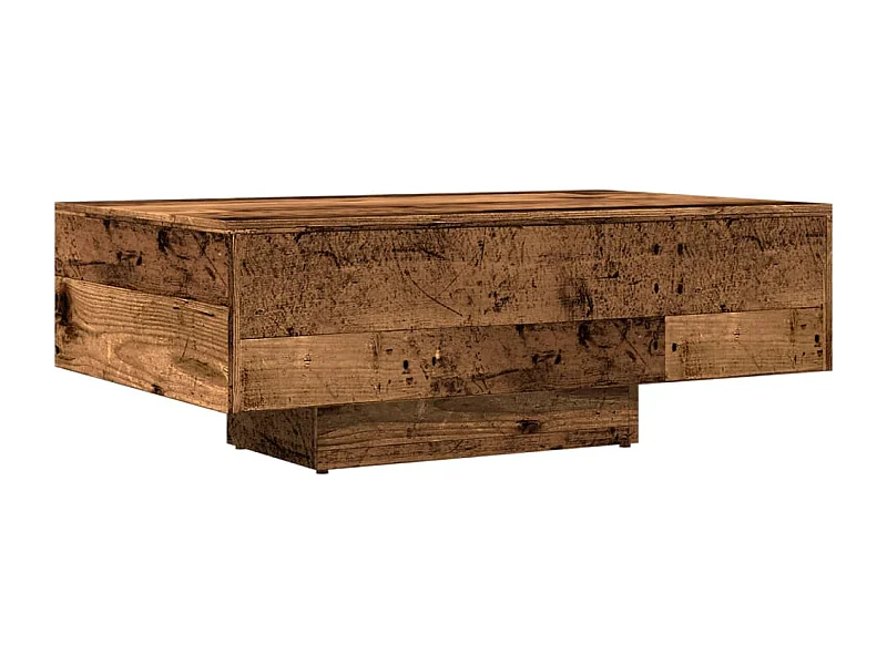 Mesa de centro | Mesa de apoio | Mesa de café 85x55x31 cm derivados de madeira madeira velha