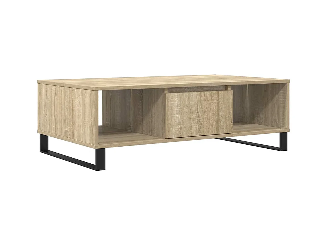 Table basse salon-Table d'appoint chêne sonoma 104x60x35 cm bois d'ingénierie SHL61562