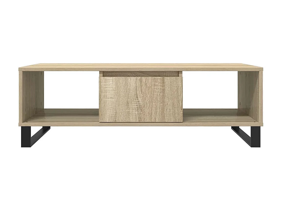 Table basse salon-Table d'appoint chêne sonoma 104x60x35 cm bois d'ingénierie SHL61562