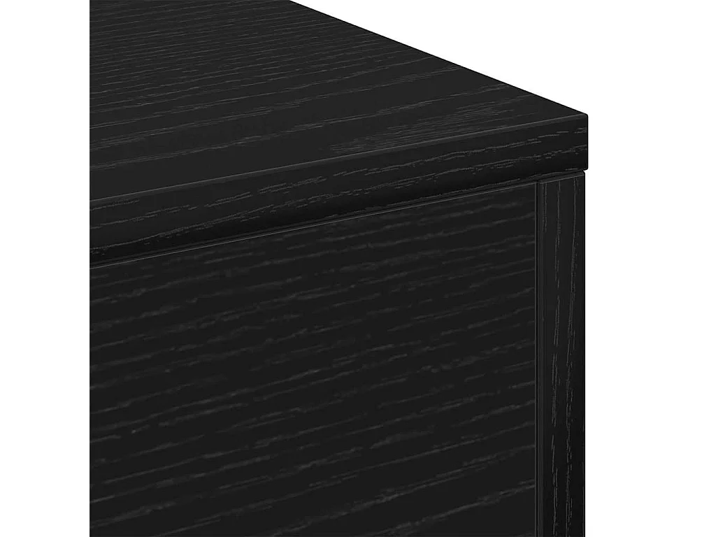 Couchtisch-Wohnzimmertisch-Beistelltische Schwarz Eichen-Optik 96x50x45 cm Holzwerkstoff SHL49012