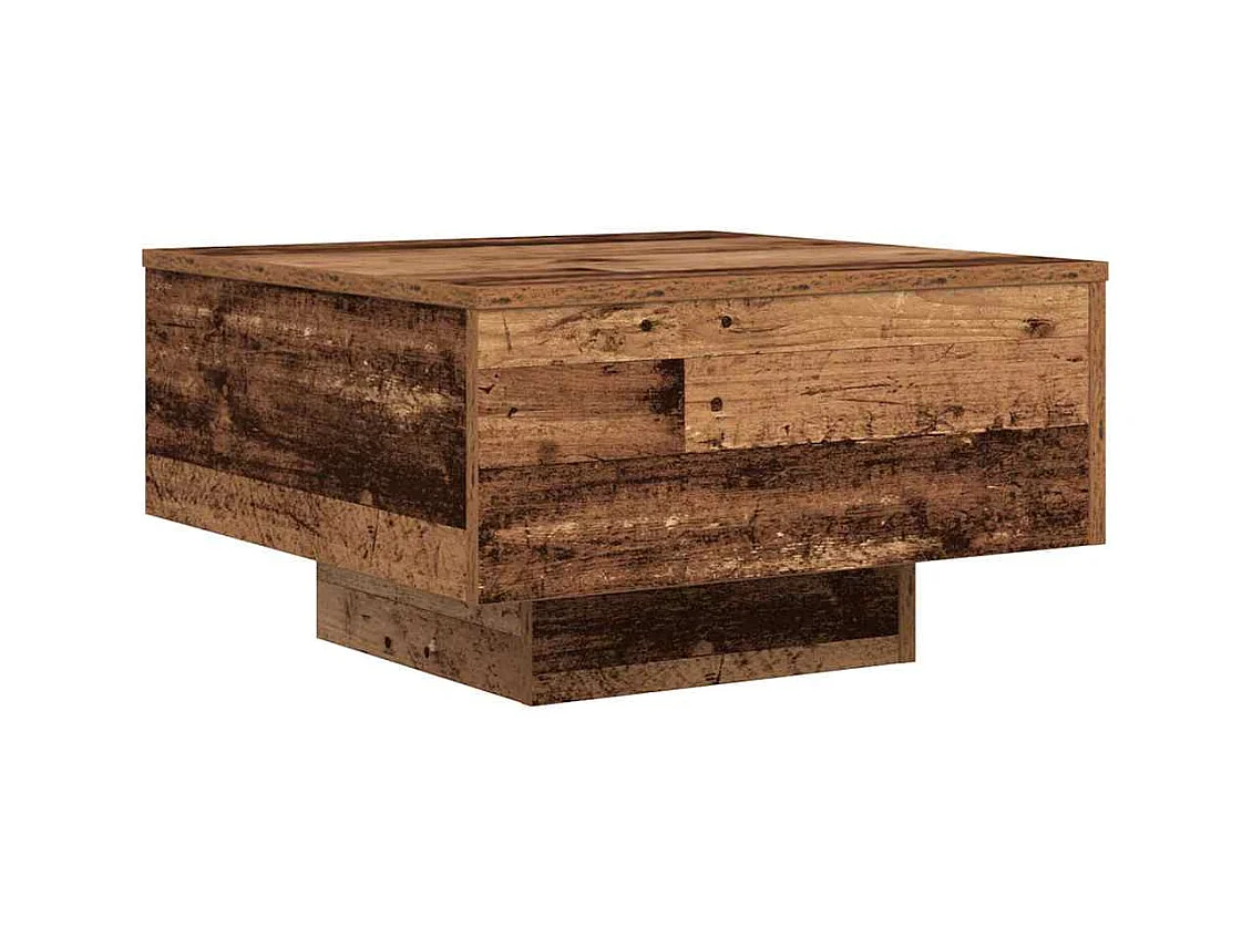 Mesa de centro-Mesa auxiliar-Mesita de centro madera contrachapada roble Sonoma 100x50x40 cm SHL334985