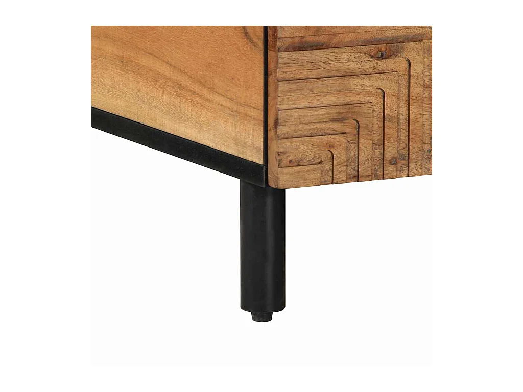 Mesas de centro apilables | Mesitas auxiliares 3 pzas acero y tapa de vidrio negro SHL2861