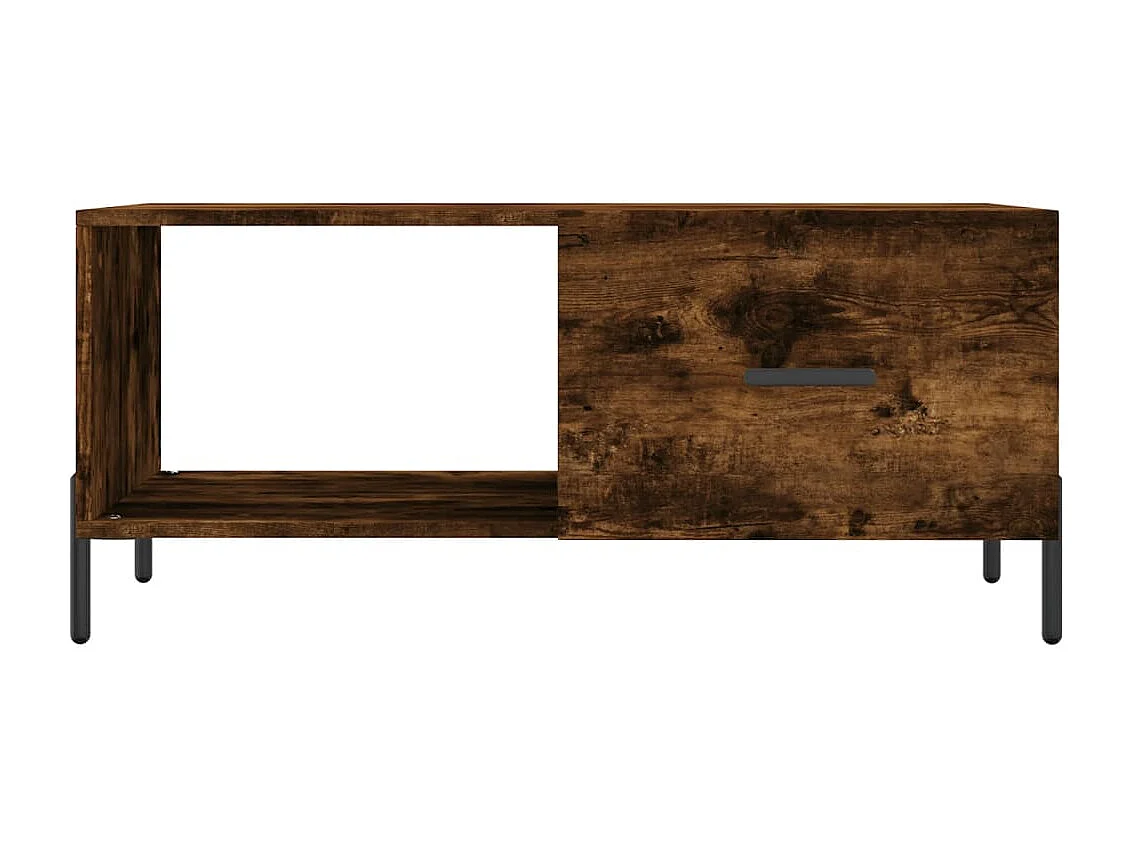 Mesa de centro | Mesa auxiliar madera de ingeniería negro 100x51x40 cm SHL3501