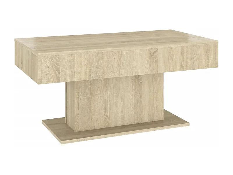 Table basse salon-Table d'appoint chêne sonoma 96x50x45 cm bois d'ingénierie SHL11981