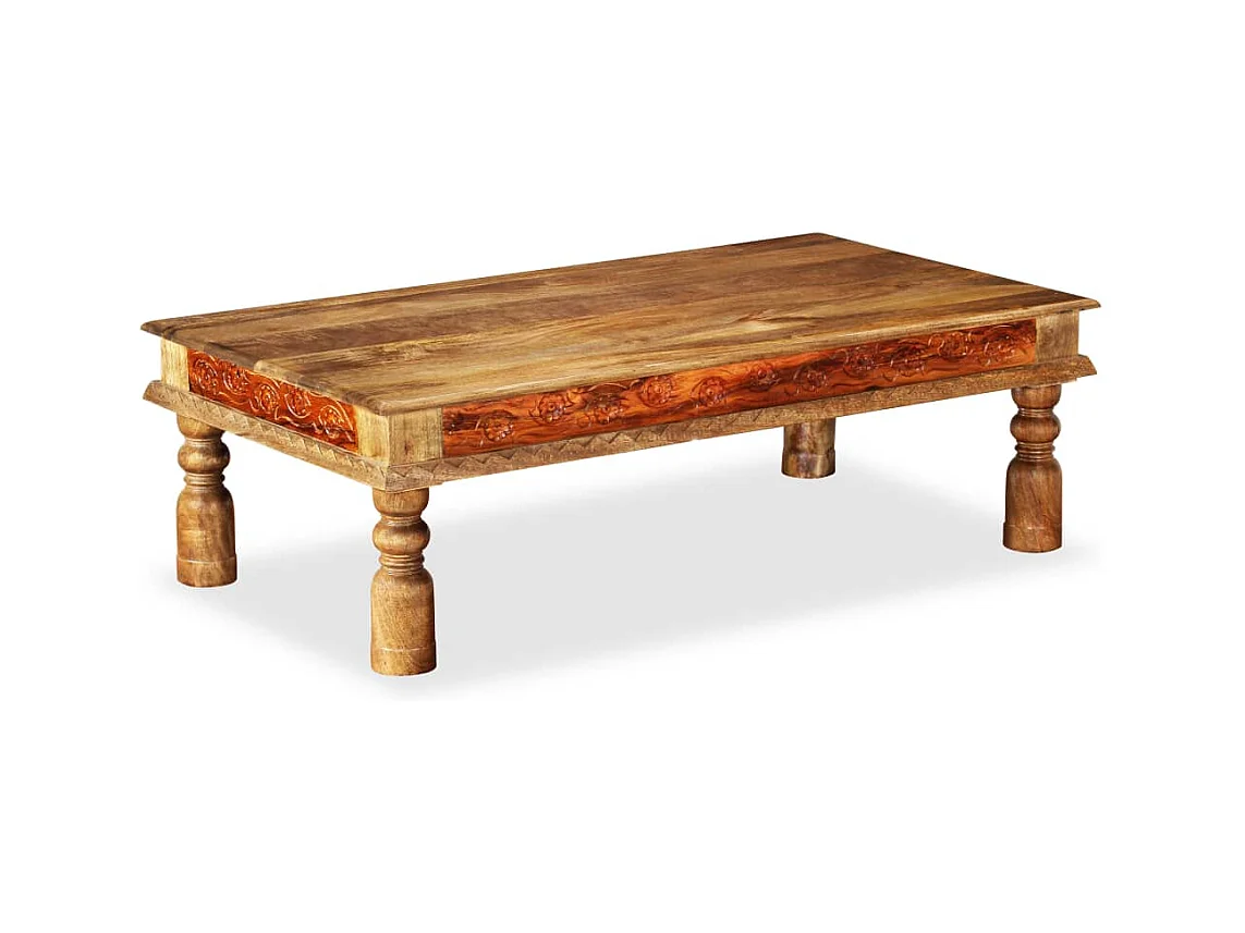 Mesa de centro | Mesa de café | Mesa auxiliar 3 piezas 49x49x30 cm Madera maciza de pino SHL65855