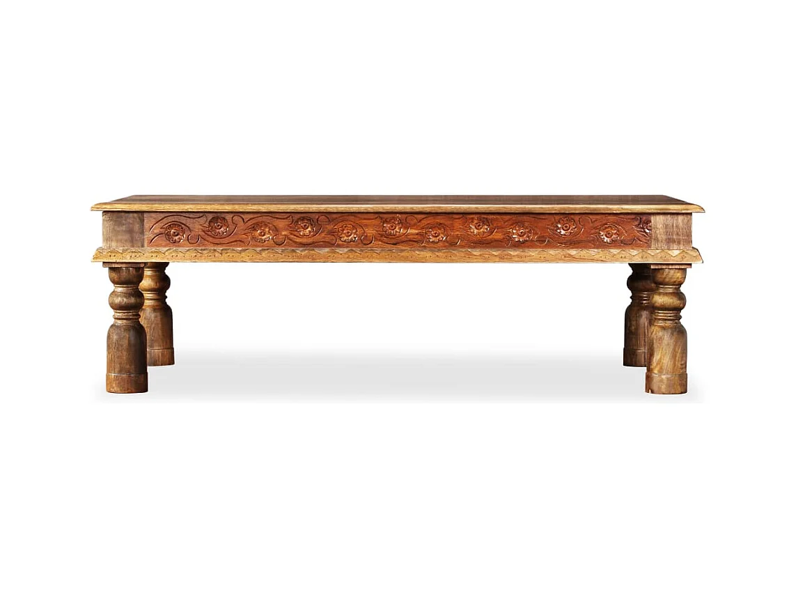 Table basse salon-Table d'appoint Bois et de manguier 110x60x38 cm SHL77595