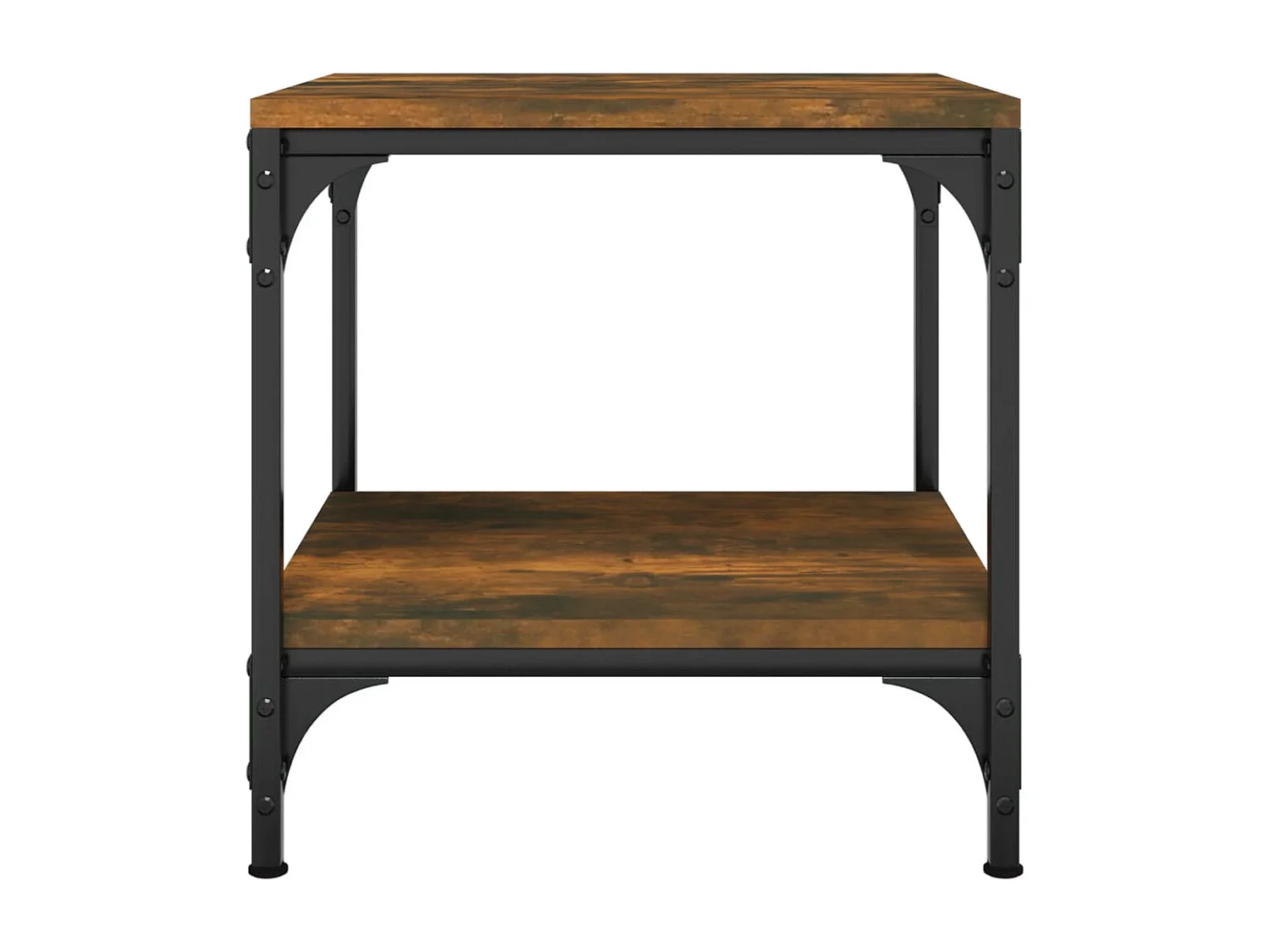 Table basse salon-Table d'appoint 2 pcs Chêne fumé 40x40x40 cm Bois d'ingénierie SHL8294