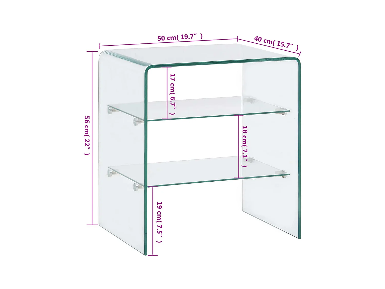 Mesa de centro | Mesa de café | Mesa auxiliar Marrón miel 100x54x40 cm SHL4060