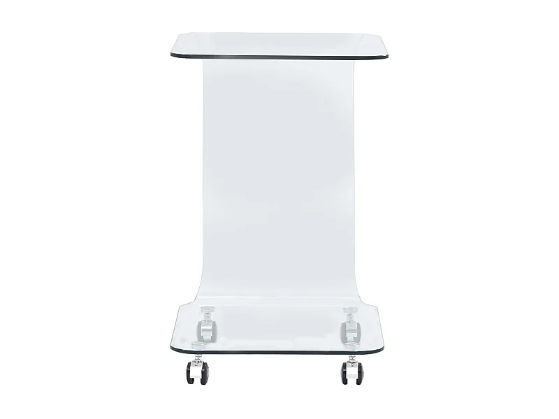 Table basse salon-Table d'appoint 45x40x63 cm Verre trempé SHL46464