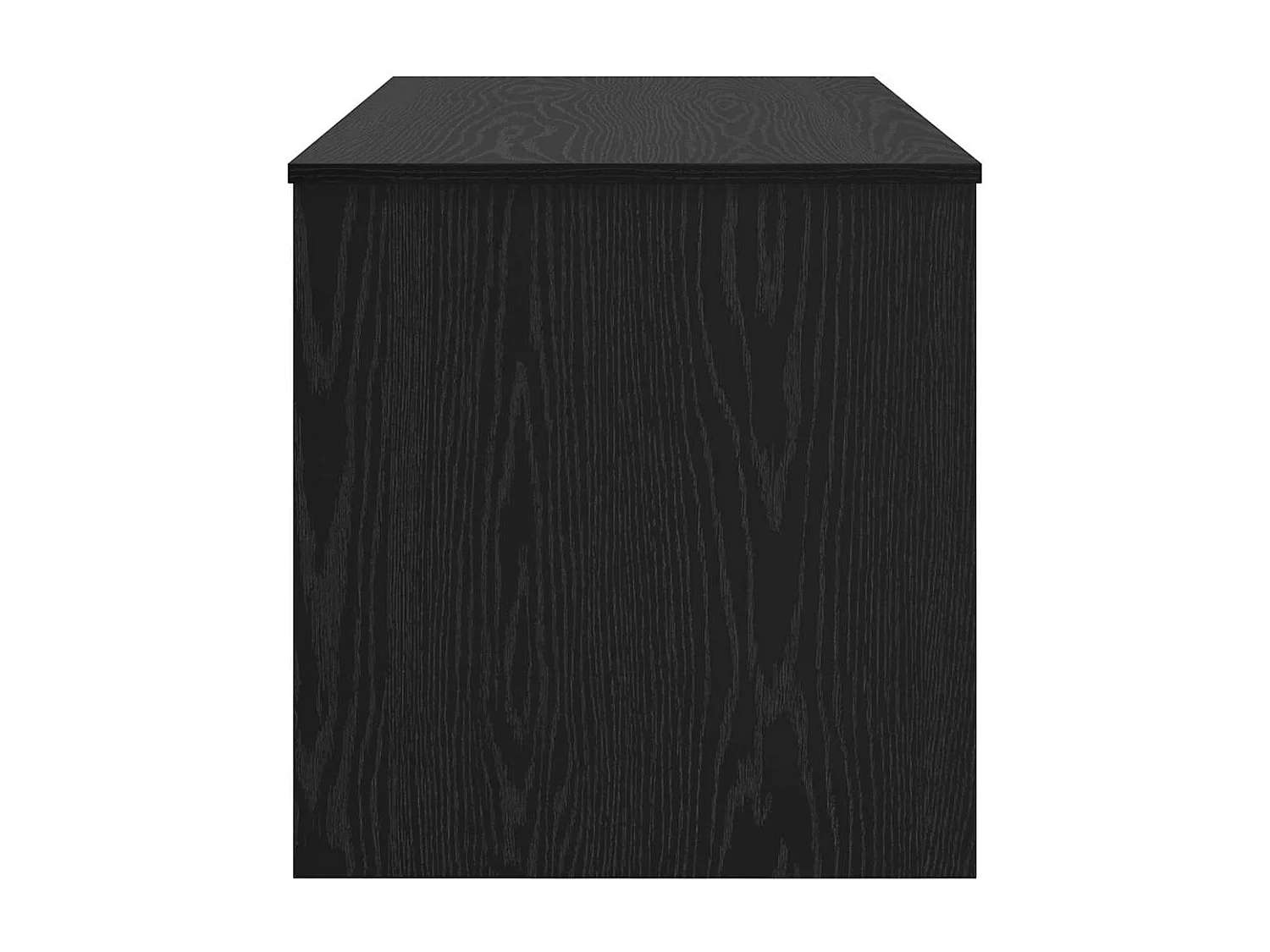 Salontafel | Bijzettafel Zwart Eiken 80x50.5x41.5cm Bewerkt hout SHL107