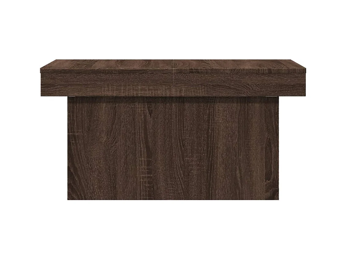 Mesa de centro-Mesa auxiliar de madera maciza gris 110x50x40 cm SHL4522