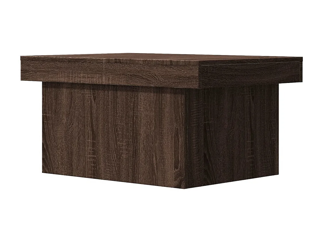 Mesa de centro-Mesa auxiliar de madera maciza gris 110x50x40 cm SHL4522