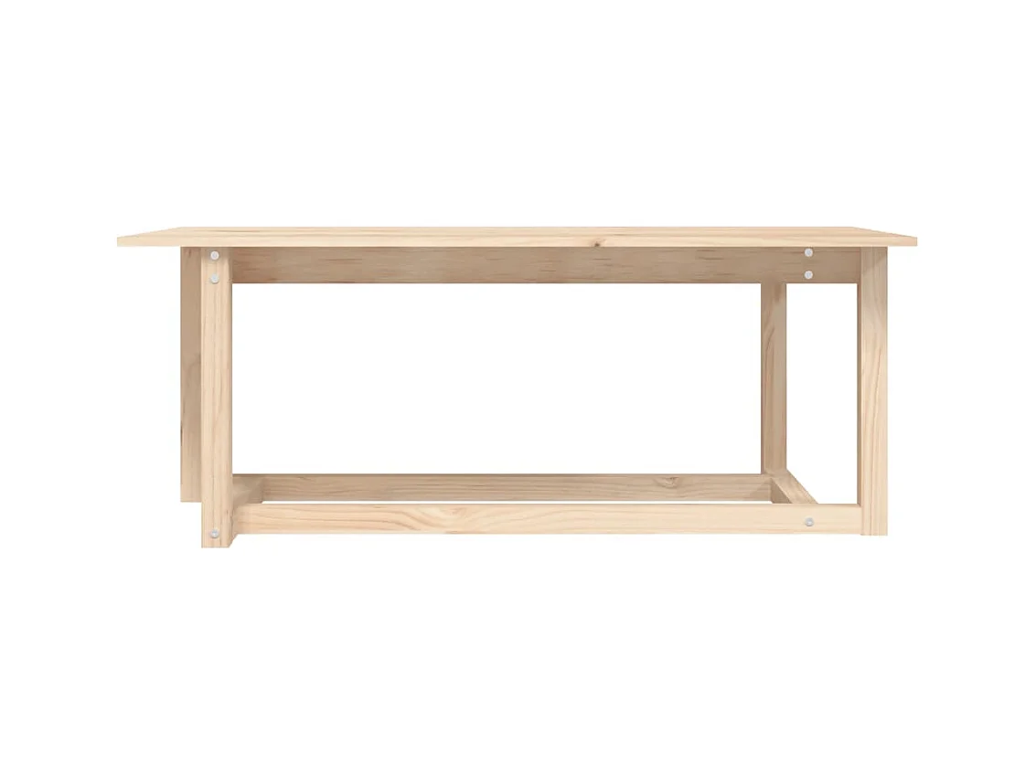 Mesa de centro | Mesa auxiliar madera de ingeniería blanco 100x100x31 cm SHL3067