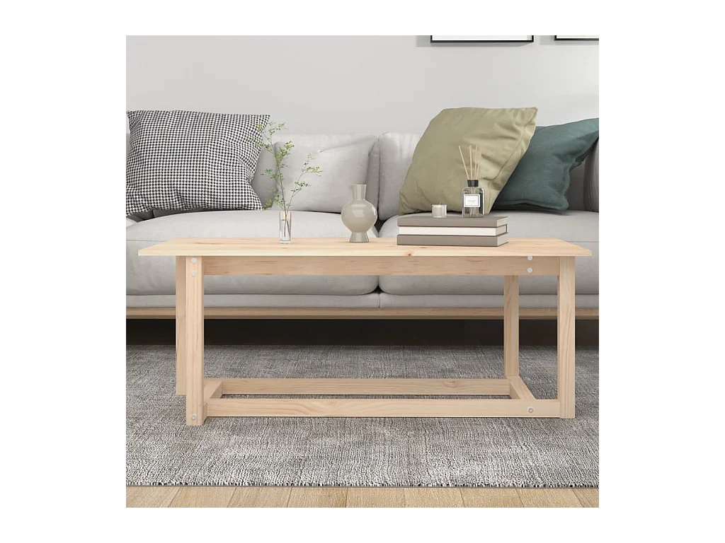 Mesa de centro | Mesa auxiliar madera de ingeniería blanco 100x100x31 cm SHL3067