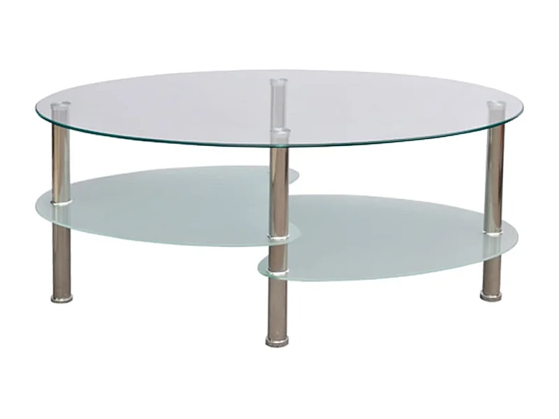 Table basse salon-Table d'appoint avec design exclusif Blanc SHL34867