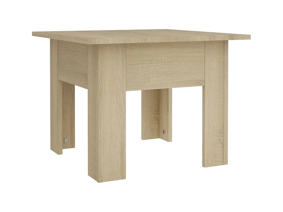 Mesa de centro | Mesa auxiliar de madera maciza de pino gris 80x50x35 cm SHL2257