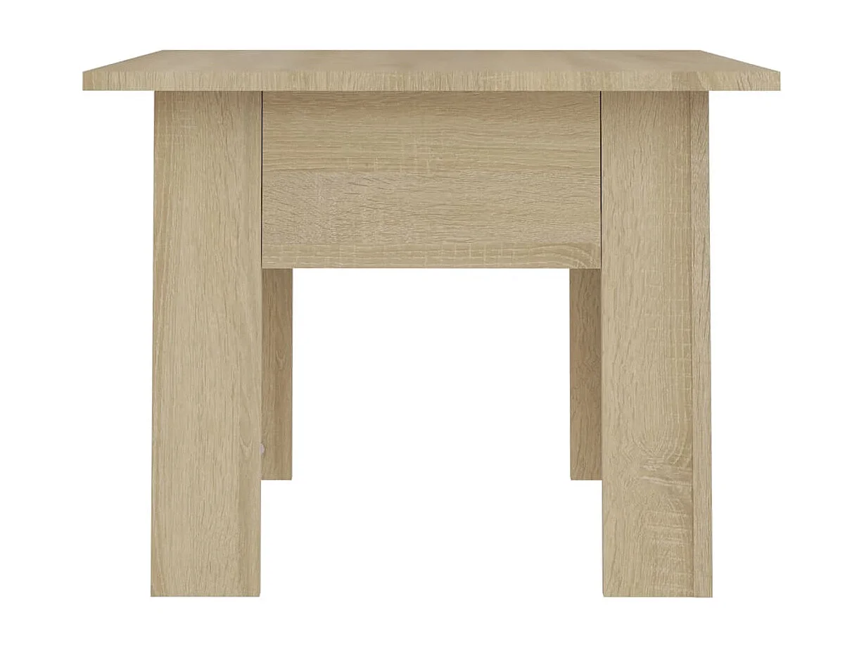 Mesa de centro | Mesa auxiliar de madera maciza de pino gris 80x50x35 cm SHL2257
