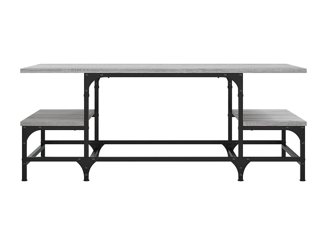 Couchtisch-Wohnzimmertisch-Beistelltische Grau Sonoma 100x50,5x40 cm Holzwerkstoff SHL40591