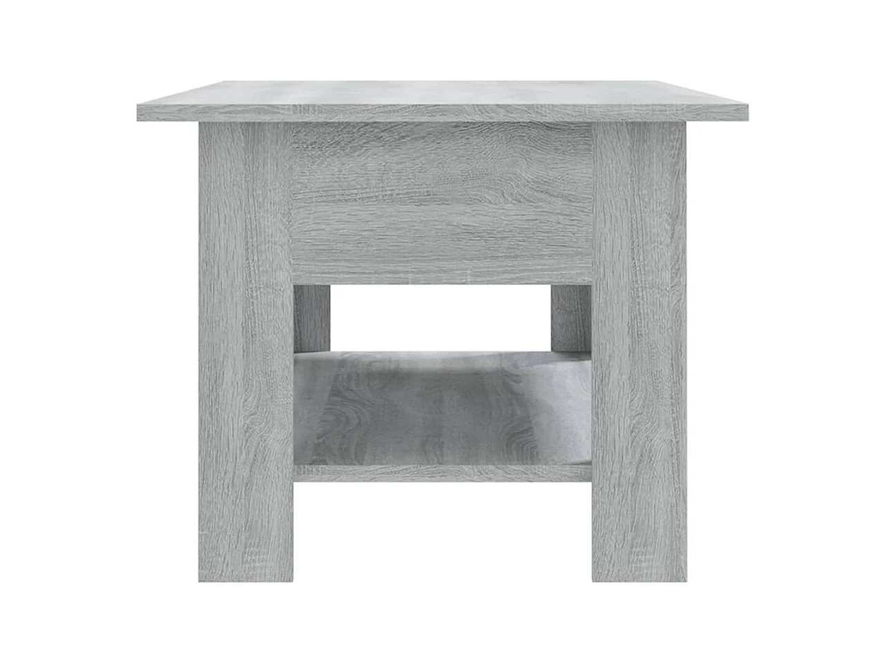 Mesa de centro | Mesa auxiliar madera contrachapada blanco 90x50x36,5 cm SHL2101