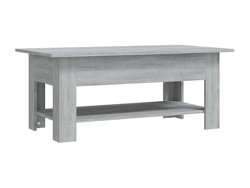 Table basse salon-Table d'appoint sonoma gris 102x55x42 cm bois d'ingénierie SHL81853