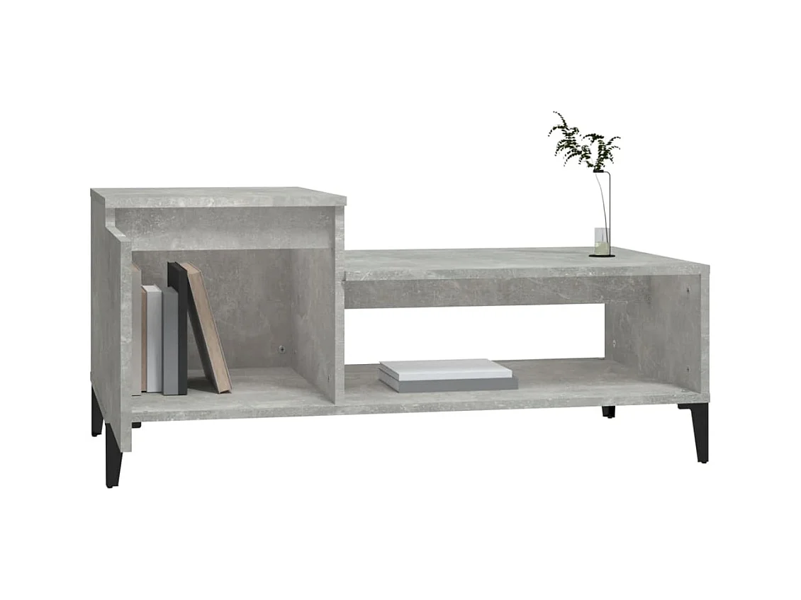 Mesa de centro | Mesa auxiliar madera de ingeniería blanca 50x50x40 cm SHL3188