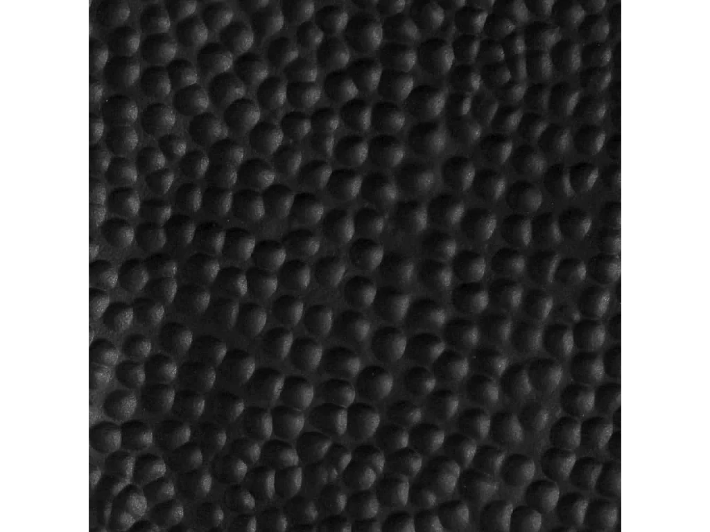 Tavolino da Salotto-Tavolino da Caffè Laterale in Alluminio Martellato 70x30 cm Nero SHL68067