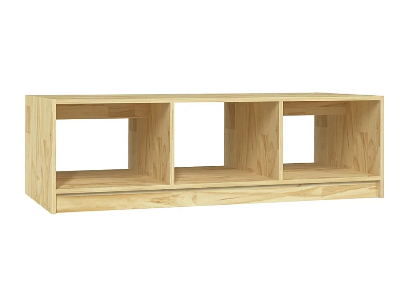 Mesa de centro | Mesa auxiliar de madera maciza de pino gris 50x50x45 cm SHL3550