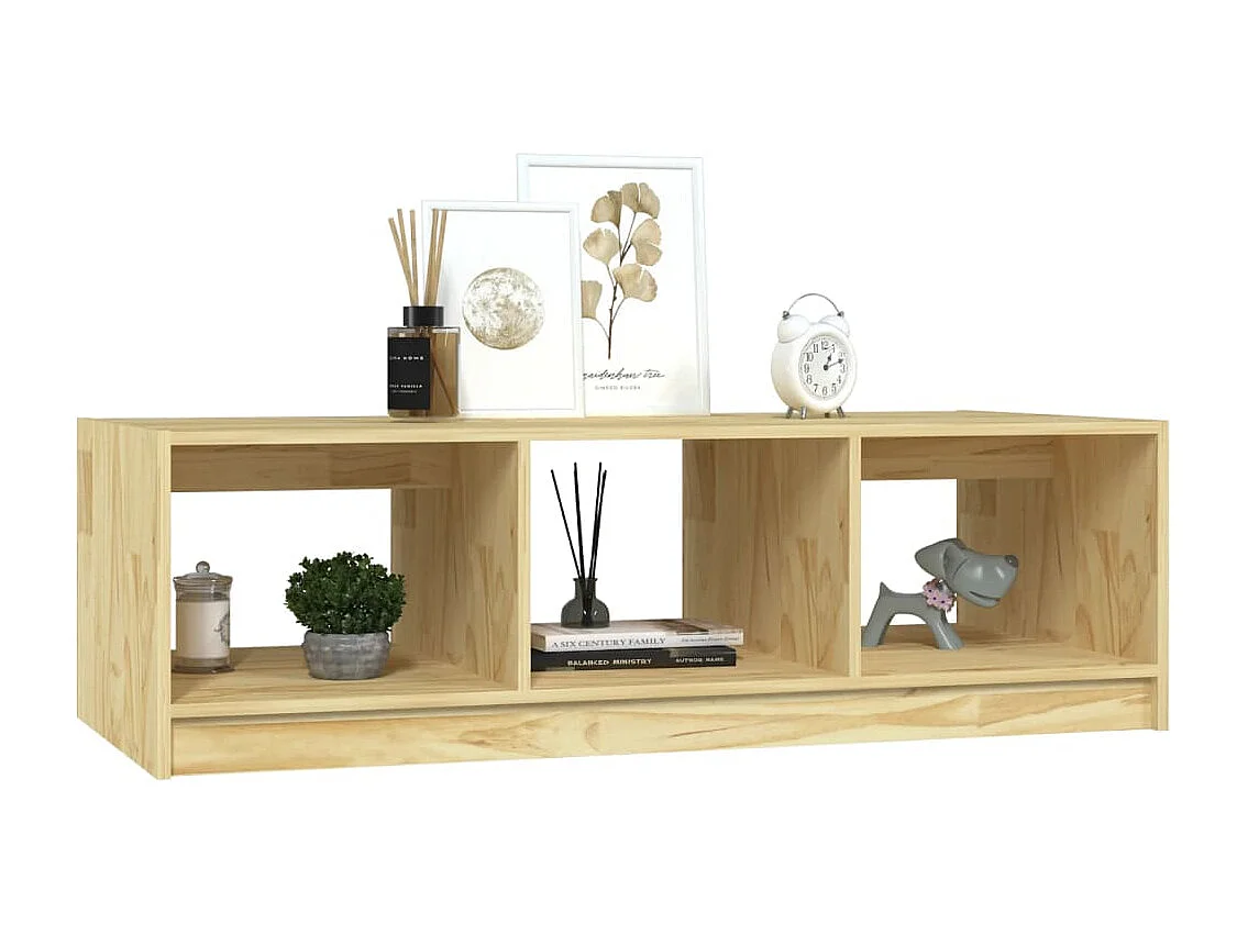 Couchtisch-Sofatisch-Beistelltische 110x50x34 cm Massivholz Kiefer SHL80211