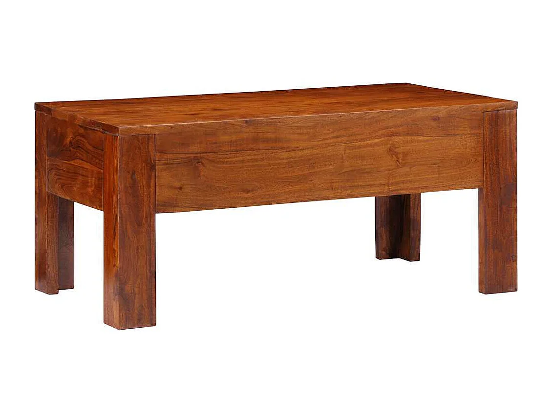 Couchtisch-Wohnzimmertisch-Beistelltische 90x50x40 cm Massivholz Akazie SHL72029