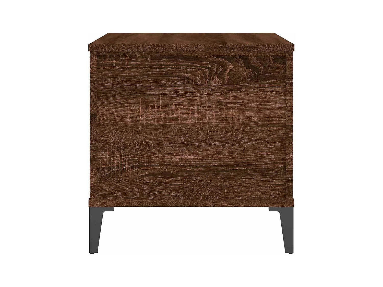 Mesa de centro | Mesa auxiliar madera contrachapada roble ahumado 90x50x36,5 cm SHL2953