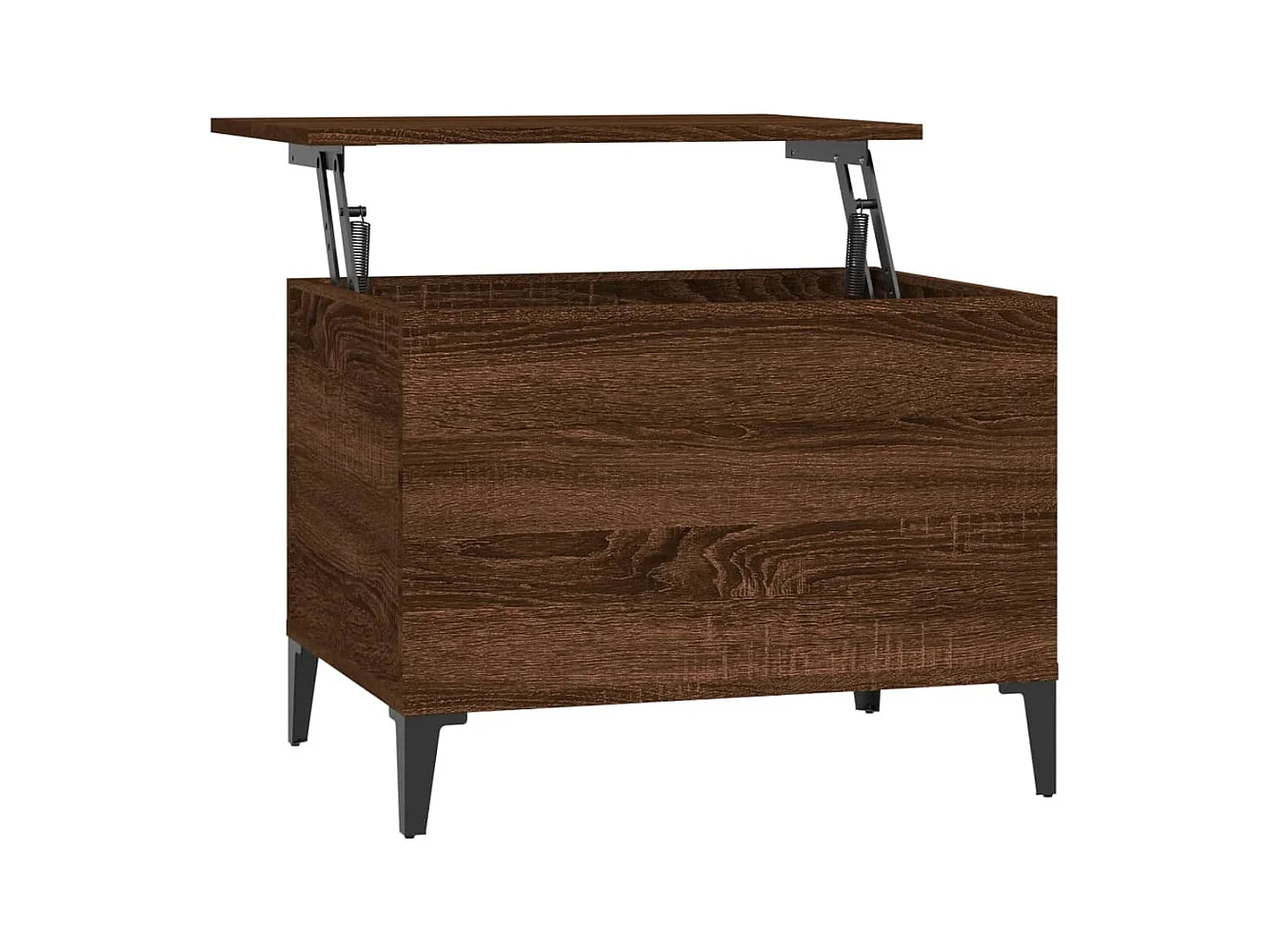Table basse salon-Table d'appoint Chêne marron 60x44,5x45 cm Bois d'ingénierie SHL5893